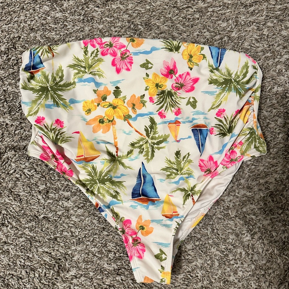 Old Navy Maternity Tropical Floral Bikini Bottom